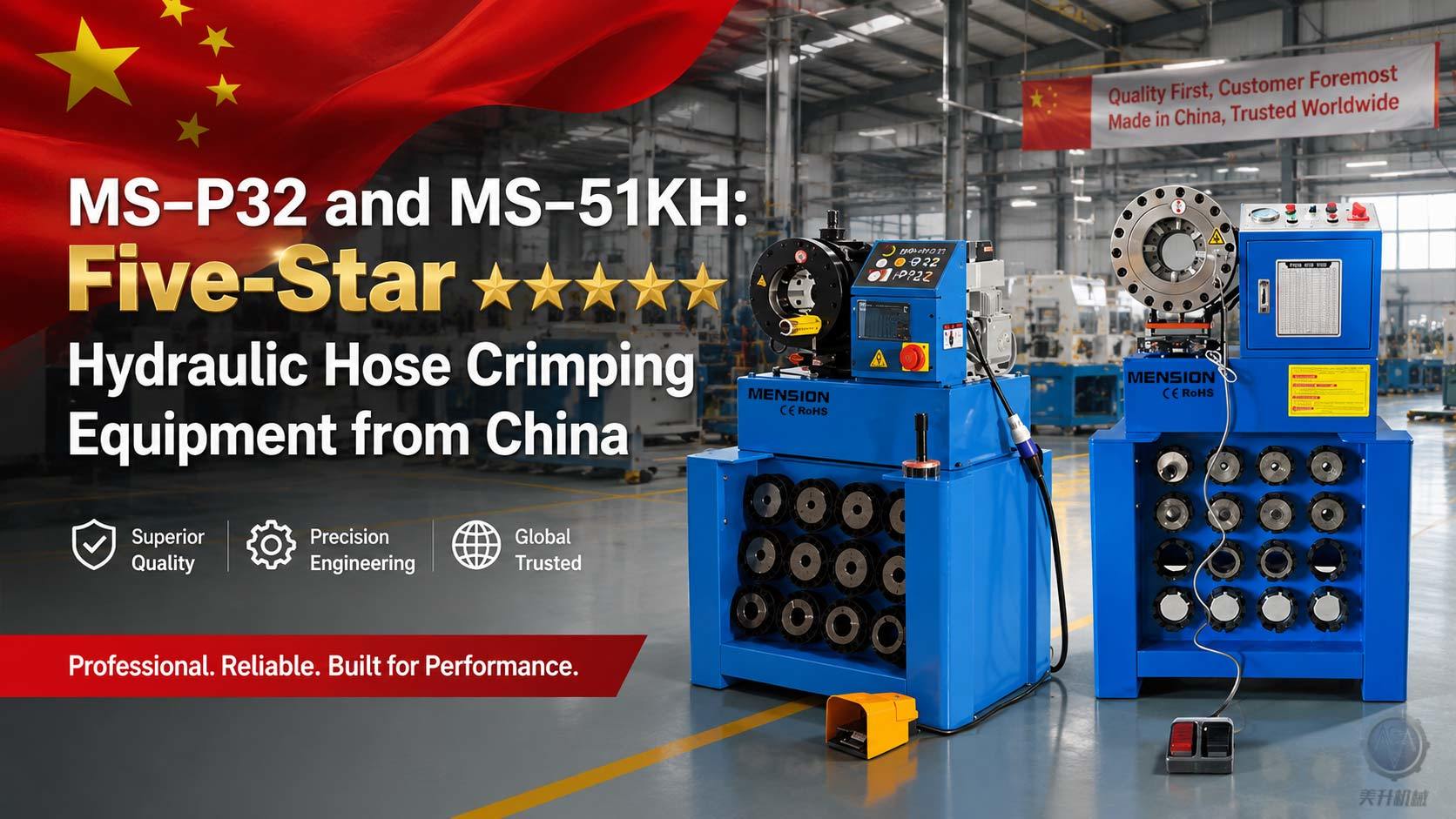 MS–P32 and MS–51KH: Five-Star Hydraulic Hose Crimping Equipment from China