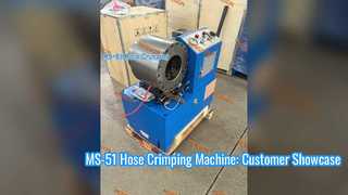 Macchina per crimpare tubi MS-51: vetrina del cliente