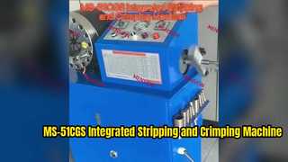MS-51CGS Macchina spelafili e crimpatrice integrata