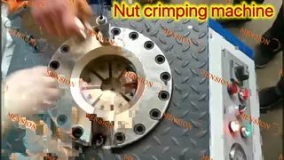 Macchina per crimpare dadi; Dimostrazione di crimpatura dei dadi