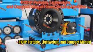 P16HP Macchina per crimpare tubi manuale portatile, leggera e compatta