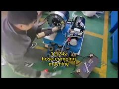 Macchina per piegare tubi idraulici portatile - Piegatrice per tubi idraulici da 2 pollici 12V/24V DC con 10 set di matrici